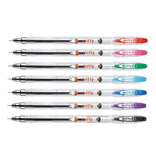 Dong-A Miffy Bunny Gel Ink Scented Rollerball Pens 0.5mm 10 Color Set 