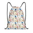 thumbnail image 1 of Fotbe Barbecue Gnomes Bolsa Mochila con Cordón Estampada, Bolsa de Gimnasio Deportiva, Bolsa Cinch, Bolsa con Cordón para Hombres y Mujeres-Medium, 1 of 6