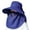 Navy, variant on EnJoCho Hair Scarf for Women Summer Sun Hat Adjustable Summer Anti Outdoor Riding Large Hat Sun Visor Protective Hat Sun Pro-tection