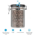 thumbnail image 3 of HURRISE Coffee Stainless Steel Container,Kitchen Sotrage Large Airtight Canister for Coffee,Silver, 3 of 7