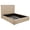 Beige, variant on Lawson 54-inch Upholstered Eastern King Platform Bed Saddle