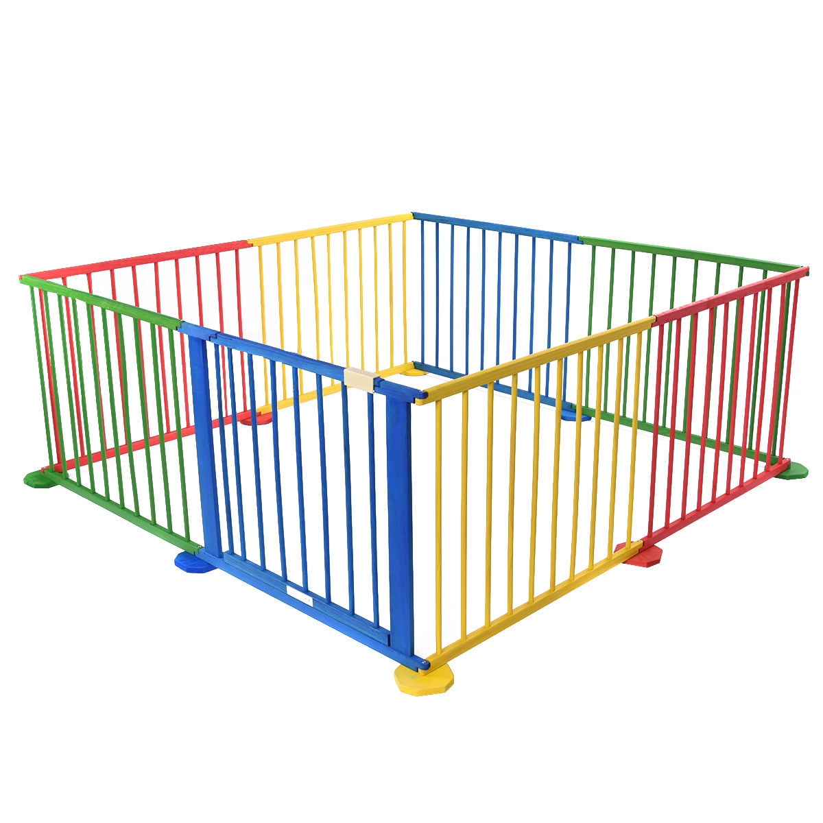 costway wooden playpen