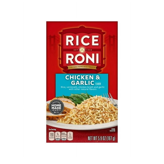 Pack of 2 Rice-A-Roni Chicken & Garlic Rice & Vermicelli Mix, 5.9 oz