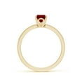 thumbnail image 2 of ANGARA Lab Grown 1 Ct Vintage Style Emerald-Cut Ruby Engagement Ring for Women in 14K Yellow Gold (Size-7x5mm) | July Birthstone, Anniversary, Jewelry Gift for Women | Lab-Grown Ruby Ring, 2 of 8