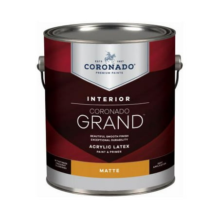 - Benjamin Moore & Co-Coronado 701.1.1 GRD GAL Matte WHT Paint - Quantity 4