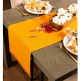 thumbnail image 4 of DII Solid Pumpkin Spice Heavyweight Fringed Table Runner, 4 of 8