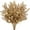 Gold Berry Spiky Grass, variant on Gold Leaves Decorations for Christmas Artificial Golden Plants Fake Leaf - 17 Inch 5 Pack, Faux Foliage Simulation Flowers Grass Xmas Decor Plant Bushes Indoor Outdoor Wedding Table Centerpiece DIY