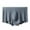 Gray, variant on fatyb Mens Underwear Seamless Breathable Big and Tall Boxer Briefs Plain Comfortable Underpants for Men