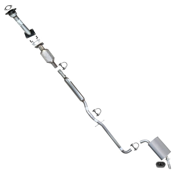 Northeastern Exhaust Stainless Steel EPA-Approved Front Pipe, Catalytic Converter, Resonator & Muffler Fits 2001–2005 Buick LeSabre 3.8L