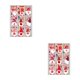 thumbnail image 4 of Matsuzay Festival Window Cling Showcase Stickers Party Decal Holiday Decor Glass Sticker Calcomanías de dibujos animados Tipo 1 SKJD2301 Tipo 1 SKJD2301 2piezas Matsuzay CBP272368, 4 of 6