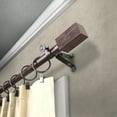 thumbnail image 2 of Lolani 13/16" Bay Window curtain rod 20"-36", 38"-72" - Cocoa,(ABay-96-7), 2 of 4