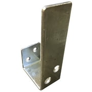 2x4 Bar Holder for Security Barricade with Open Top Slim Mount Galvanized