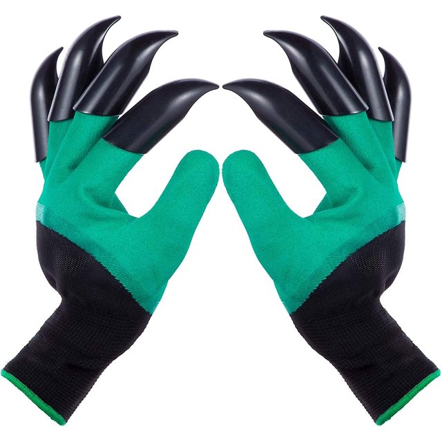Guantes de jardín con garras YUANXCMXG para hombres y mujeres tamaño universal