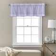 thumbnail image 3 of Pure Lavender Kitchen Curtain Valances for Windows Farmhouse Short Curtains, Simple Solid Color Rod Pocket Valance Curtain for Bedroom Cafe Living Room 60"x18", 3 of 8