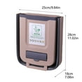 thumbnail image 4 of Kitchen Can Folding Wall Mounted Household Cabinet Door Dedicated Hanging Kitchen Garbage Bathroom Garbage Kitchen Garbage Storage Capacity 10 Liters, 4 of 7