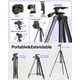 thumbnail image 2 of Kit de vlogging Yeaki con micrófono inalámbrico, trípode y luz RGB, 2 of 7
