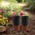 thumbnail image 6 of 100Pcs Plastic Flower Pots Round Plant Pots For Potting Plants Cuttings Herbs Succulents Gardens Porches Greenhouses Spare Parts, 6 of 8