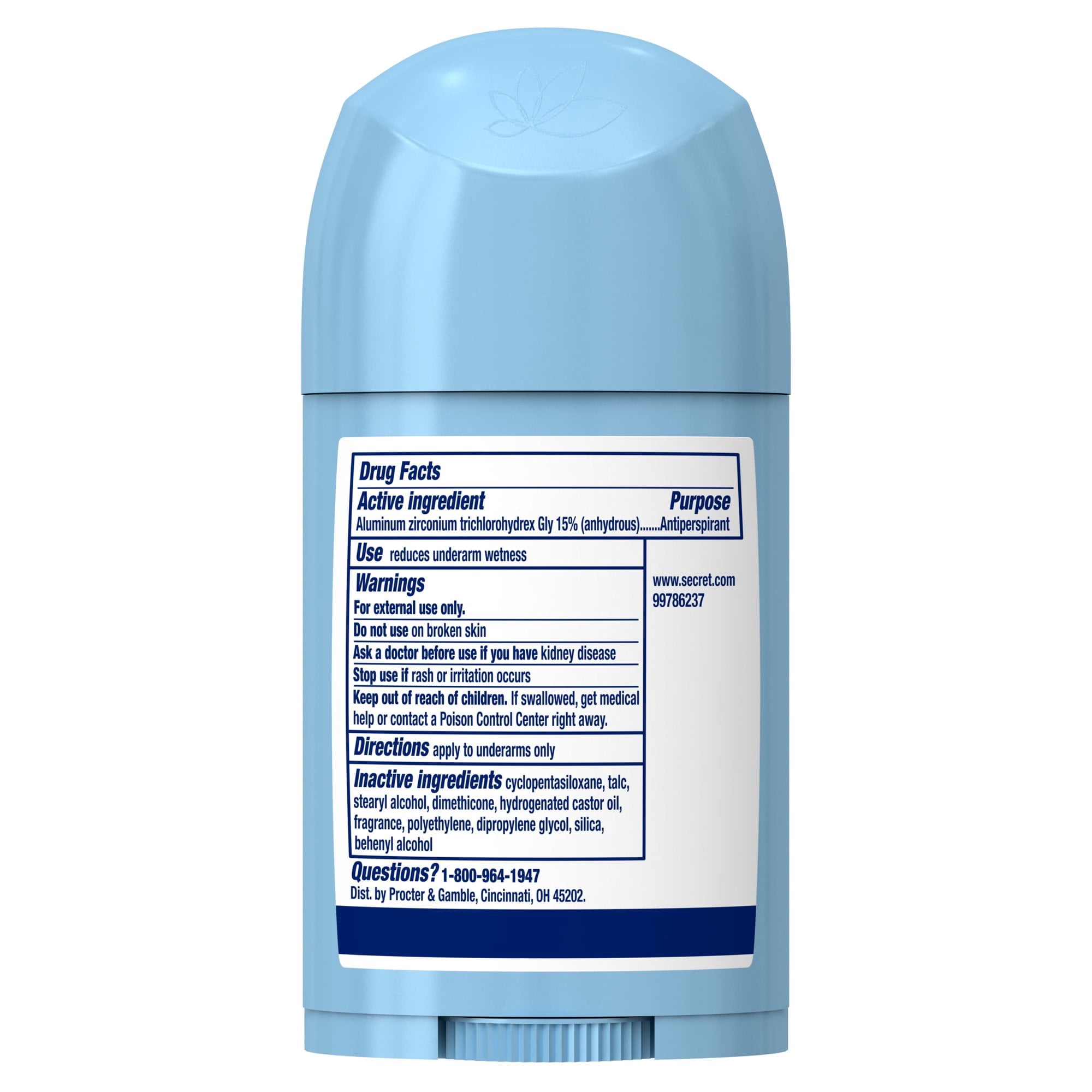 Secret Shower Fresh Wide Solid Antiperspirant and Deodorant 1.7 oz 6 Pack