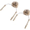 thumbnail image 1 of Soporte de casco de suspensión de riel de casco táctico, 2 piezas de plástico + adaptador de arco de casco de acero Soporte de casco Orejeras de caza Accesorios laterales izquierdo y derecho para Pelt JFHHH pequeña, 1 of 5