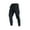Black, variant on Men's Casual Cargo Pants Regular Fit Workout Joggers Stretch Sweatpants Hiking Drawstring Track Pants with Multi Pockets