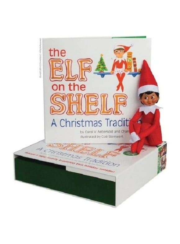 The Elf on the Shelf: A Christmas Tradition - Girl Scout Elf with Brown Eyes - Includes Artfully Illustrated Storybook, Keepsake Box and Official Adoption Certificate