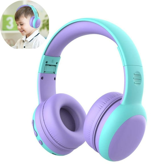 Wired Headphones for Kids with Volume Limited for Boys Girls, Adjustable Headband, Child Headphones on Ear for Study Tablet Airplane School