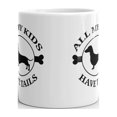 thumbnail image 3 of All My Kids Have Tails Dachshund Dog Coffee Tea Ceramic Mug Office Work Cup Gift 11oz, 3 of 3