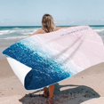 thumbnail image 1 of Serviette de Plage en Velours Double Face Séchage Rapide Serviette de Bain Imprimée en Microfibre, 1 of 2