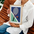 thumbnail image 5 of Malibu Tennis Club - Illustration Tennis Sports Modern Art Geometric Minimalist Pop Art Pastel Unframed Wall Art Print 6 x 8 inches, 5 of 16