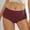 Brick Red, variant on Women's Comfort Solid Color Leak Proof Menstrual Underwear Panties Seamless Non Latex Waist Trainer for Women Nylon Granny Panties plus Size Maternity Underwear under Bump Womens Bikini Panties