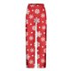thumbnail image 4 of Puntoco Pantalones de pierna recta con diseño de estampado fino para dormir en casa para hombre Pantalones casuales para hombre, 4 of 5