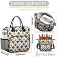 thumbnail image 5 of Pioneer Flower Floral Print Pattern Womens Lunch Box for Work,Insulated Large Lunch Bag,Leakproof Adult Lunch Bag for Work,Beach,Travel,Picnic,Camping, 5 of 6
