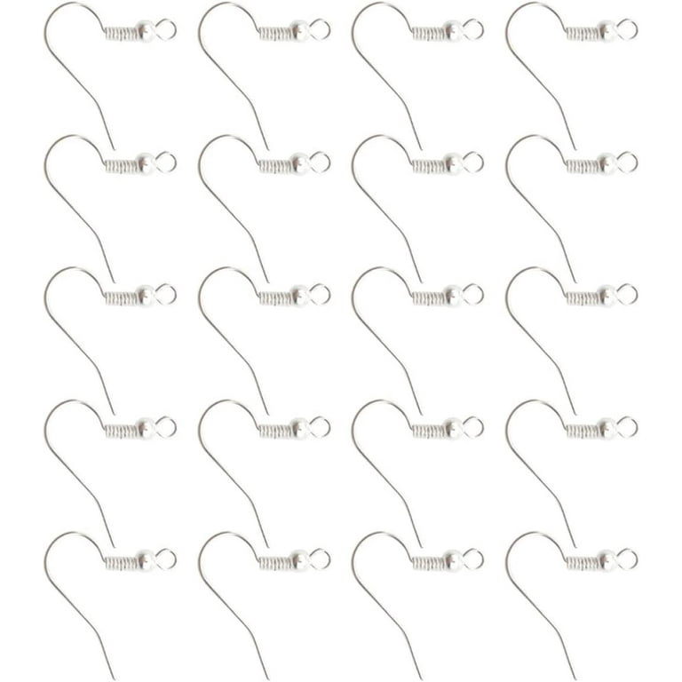 2pcs Silver Earring Hooks Silver Earring Hooks Sterling Silver Earring  Hooks Earring Hooks Bulk Fish Hooks Earrings 