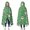 Christmas Santa Elf Gift Stocking Pattern, variant on Christmas Santa Elf Snowman Pattern Double Layer Hooded Blanket, Camping Wearable Blanket with Hood & Reversible Design, Anti-Pill Anti-Static Gifts for Home Camping Travel Theater,50"x60"