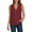 Red, variant on Chiffon Tank Tops for Women Summer V Neck Collared Button Up Loose Sleeveless Shirt Dressy Casual Work Blouse Vest Tops