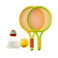 thumbnail image 5 of AMLESO Children's Badminton Tennis Set Badminton Racket Interactive Toy Children's Tennis Racket for Boys Indoor Outdoor Beginners Players Yellow Green, 5 of 10
