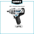 HART 20Volt 1/2inch BatteryPowered Brushless Impact Wrench (Battery