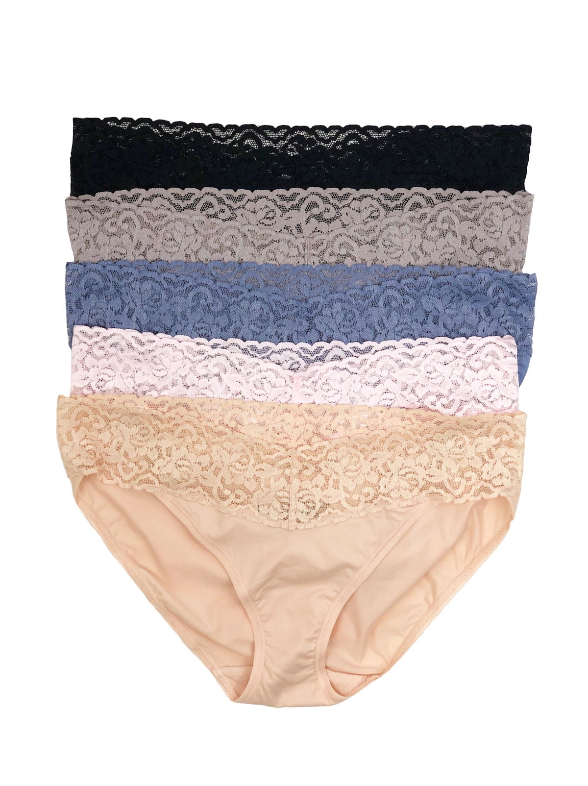 Details about   NICE 5 Women Bikini Panties Brief Floral Lace Cotton Underwear Size M L XL#F146 