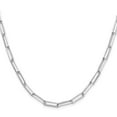 thumbnail image 2 of Sterling Silver Rhodium-plated 4.4mm D/C Paperclip Chain, 2 of 4