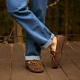 thumbnail image 6 of Minnetonka Men's Pile Lined Hardsole Slipper,Chocolate,15 M US, 6 of 9
