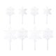 thumbnail image 1 of EeaseMX 20 adornos para tartas navideñas, copos de nieve, postres, cupcakes, palillos de frutas para fiestas y festivales., 1 of 8