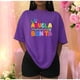 thumbnail image 3 of Letras Playera Blusa Con Estampado De La Abuela Mas Bonita Ropa Para Mujer Color Morado Talla Chica Marca Emil SaEs, 3 of 4