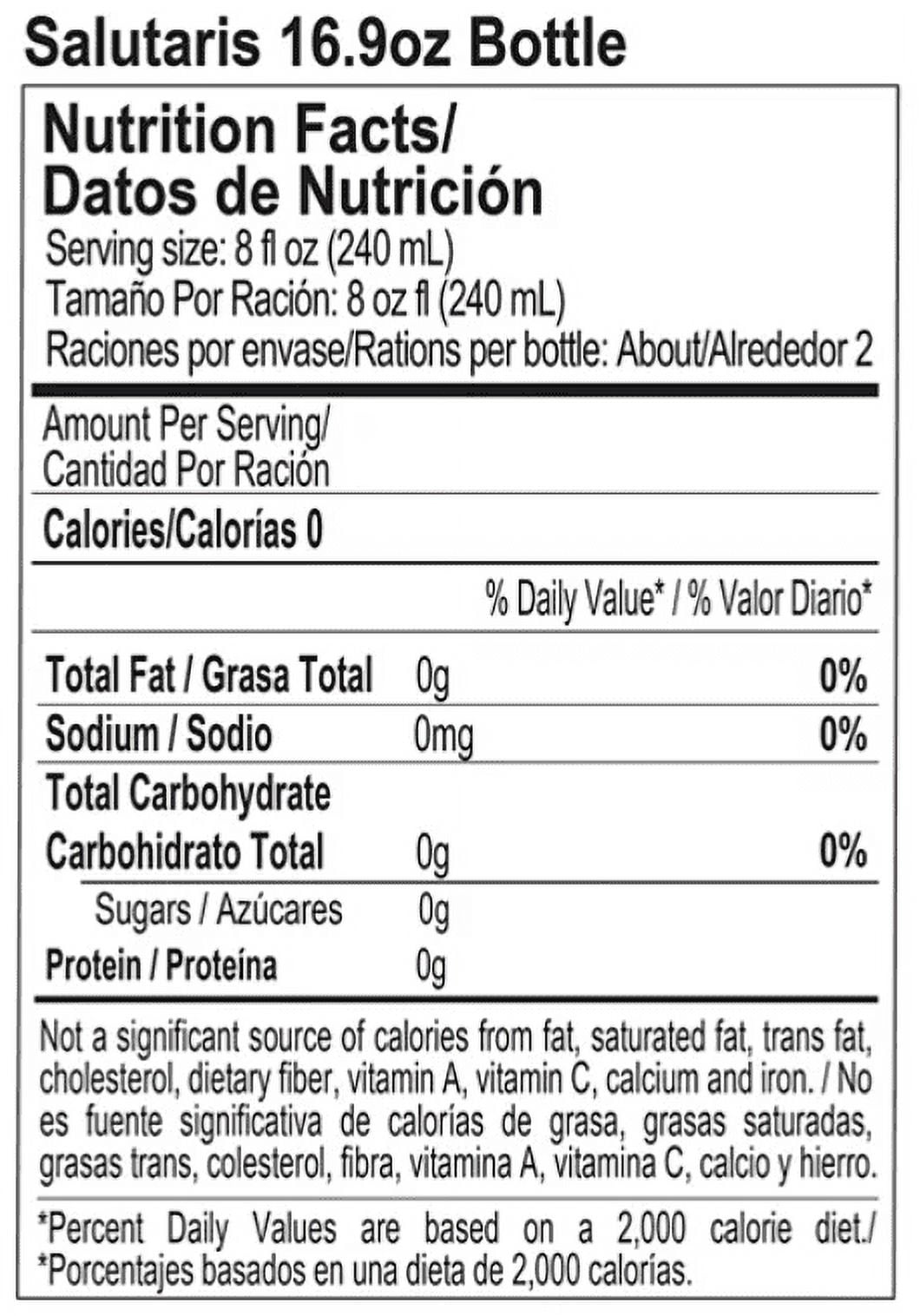 Salutaris, Bottled Drinking Water, 24pack, 16.9oz, Allergens Free, Pet