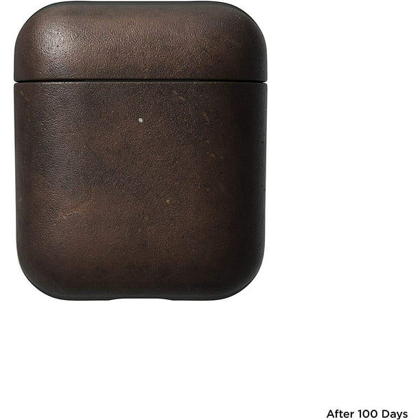 Rugged Genuine Leather for Apple AirPods 1 & 2 - Brown - Walmart.com
