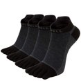 thumbnail image 1 of Calcetines VWELL Cotton para correr, 4 pares, tallas 7-11, para hombre, 1 of 6