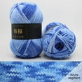 thumbnail image 5 of Gifts Kcavykas Colorful Hand Knitting 50g Knitting Crochet Milk Soft Baby Cotton Wool Yarn, 5 of 9