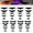 48Pcs Black, variant on 2025 New Halloween 3D Lighted Bats, LED Purple Lighted 3D Bats Halloween Decoration, Upgrade LED Glowing Bat Group Hanging Wall Luminous Glow Clings Multipack (12/24/36/48Pcs Black)