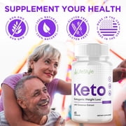 Lifestyle Keto - Ketogenic Weight Loss - Energy & Focus Boosting Dietary Supplements for Weight Management & Metabolism - Advanced Fat Burn Raspberry Ketones Pills - 60 Capsules (1 Pack)