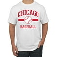 thumbnail image 1 of Wild Bobby City of Chicago Baseball Fantasy Fan Sports Men's T-Shirt, White, Medium, 1 of 6