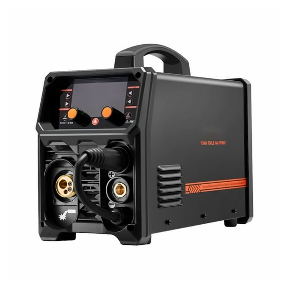 250A MIG Welder 5-in-1 Synergic Welding Machine - MIG, TIG, MMA - Pulse Welding - 110V/220V - Pro Grade Welder for Steel, Aluminum & More
